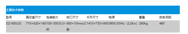 DZ600.2s自動(dòng)真空包裝機(圖2)